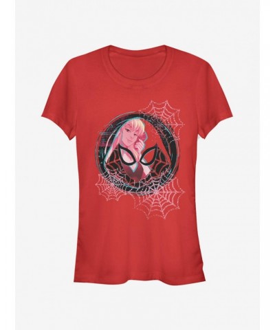Marvel Spider-Man Blonde Gwen Girls T-Shirt $8.96 T-Shirts